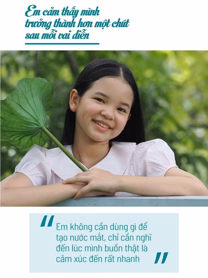 Dạ Chúc luôn học hỏi từ các cô chú đạo diễn sau mỗi dự án
