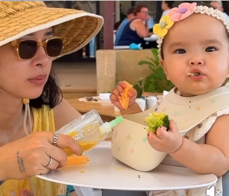Vợ chồng Ngô Thanh Vân đưa con gái đi nghỉ dưỡng tại Hồ Tràm.